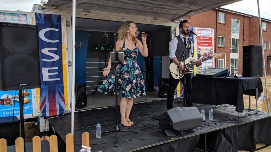 Two Blue Perform for the Families of the Grenadier Guards