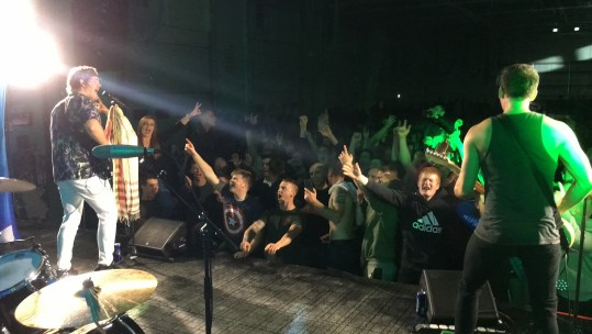 Boomin rocks the crowd at the hangar party at Op Cabrit in Estonia
