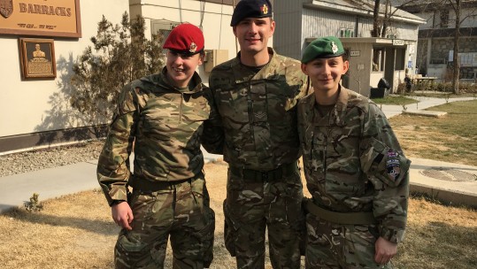 Magician Richard Jones meets his fans in Afghanistan