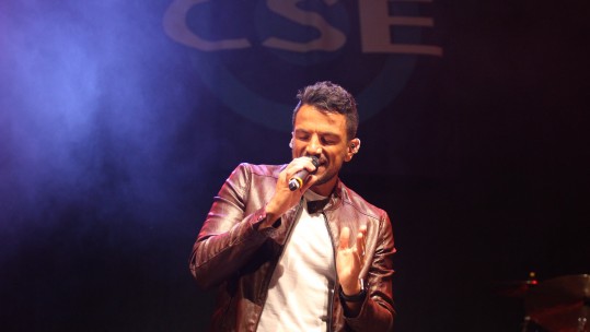 Peter Andre on the CSE stage headlining CIVPOP 2018