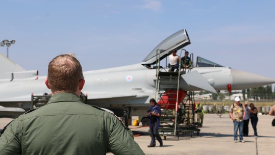 The RAF Typhoons Defending NATO's Border