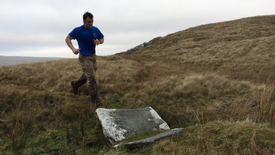 4 SCOTS cross-country race through the Yorkshire Dales. 
