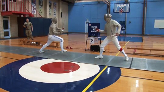 Interservice Fencing Competition Underway Interservice Fencing Competition Underway