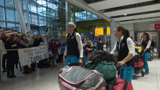Ice Maidens Arrive In The UK 