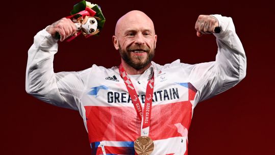 Image ID 2GG1K3F Micky Yule wins powerlifting bronze in Rio 2016 CREDIT Alfo Co. Ltd Alamy Stock Photo EXP 23112024.jpg