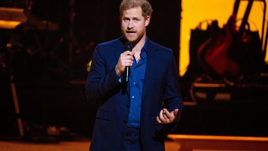 Prince Harry at the closing ceremony in The Hague