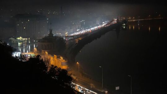 Image ID 2K97BWP Central Kyiv Electricity saving mode throughout Ukraine after Russia's attacks on Ukraine's energy infrastructure 25102022 SOPA Images Limited,Alamy Stock Photo.jpg