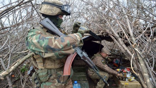 Ukraine's will to advance is being driven by the serious nature of the conflict against Russia, according to Mr Stringer (Picture: Alamy).