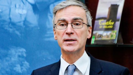 Dr Andrew Murrison when Minister of State for Northern Ireland (Picture: Stephen Barnes/Northern Ireland News/Alamy Stock Photo).