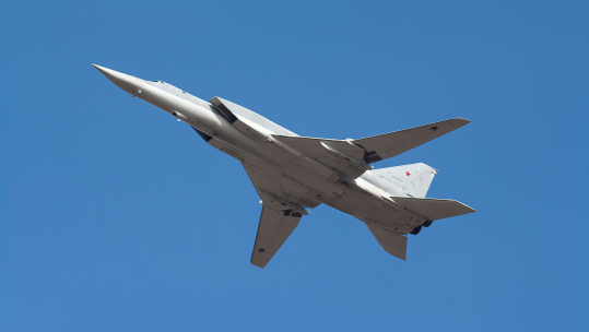 Image ID J0MWHT russian bomber tu-22 in flight 150125 CREDIT ALAMY