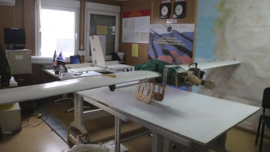 Improvised drone used to launch attack on Russian base (image courtesy of Russian Ministry of Defence).