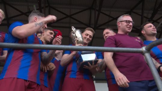 nfantry CupFinal trophy celebration 2022