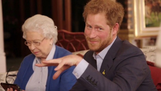 The Queen And Prince Harry Star In Hilarious Invictus Video