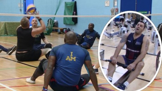 Invictus Games Team UK training
