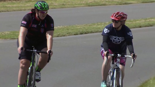 Invictus Games 2018 Team UK cyclist training
