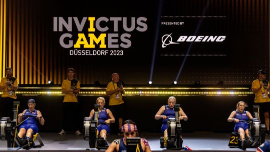 Invictus Games indoor rowing day three