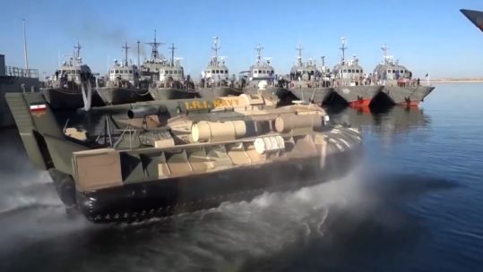 Iran launches new military drill in Strait of Hormuz 30122022 CREDIT Reuters IRANIAN ARMY