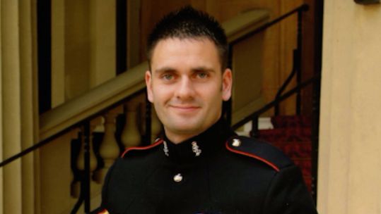 Iraq Operation Telic 10 CONSPICUOUS GALLANTRY CROSS CGC awarded Warrant Officer Class II A W Miller Royal Electrical and Mechanical Engineers 1 190423 CREDIT NOONANS