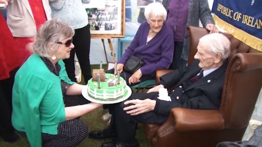 Irish Guards Veteran Celebrates 100th Birthday