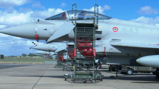 Italian Typhoons at RAF Waddinton
