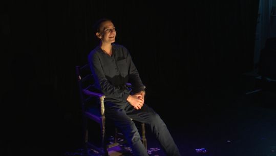 Ivory Wings play at Edinburgh Fringe Festival showing Female Pilot Credit BFBS 130819