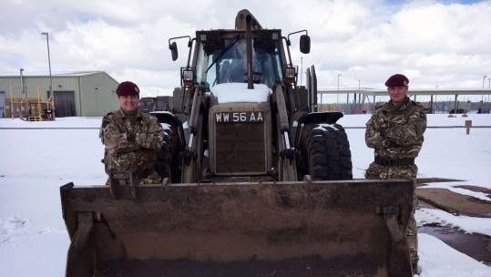 23 Parachute Engineer Regiment 16 Air Assault Brigade British Army Kit Vehicles Credit Liz Mullen BFBS Colchester
