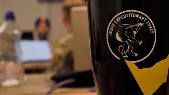 British personnel are joining their partners across the Joint Expeditionary Force in a nuclear bunker.