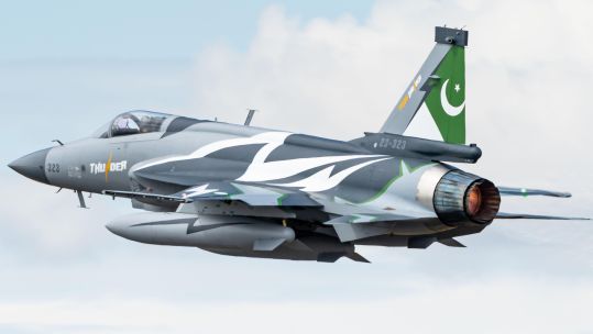 The JF-17 is a joint venture between China and Pakistan 