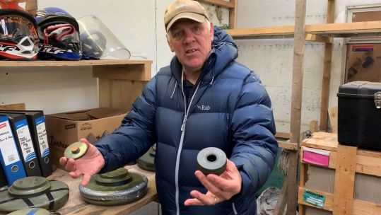 John Hare talking us through different mines 