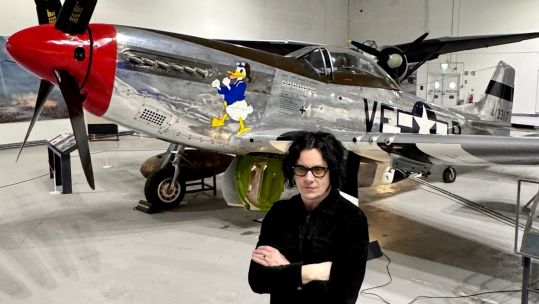 Jack White, former lead for the White Stripes, on a visit to the RAF Museum in London 060325 CREDIT JackWhite Official Instagram