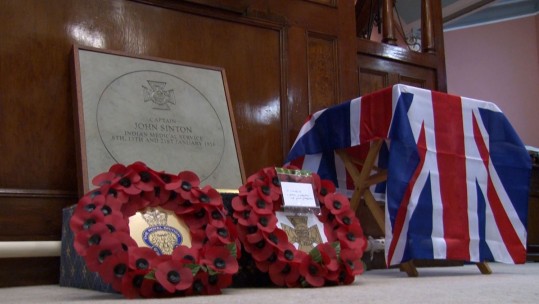Memorial Unveiled To WWI VC Recipent 100 Years On