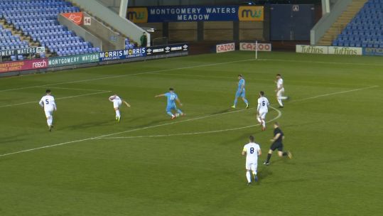 Jake Gosling scores for RAF against Navy in 2022 Inter Services