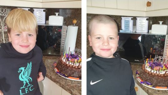 Jay Horner Charity Haircut Help For Heroes Mark McKensie BFBS Scotland Interview