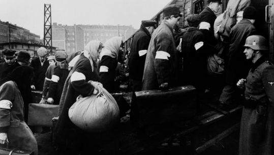 Jews pictured during the Holocaust