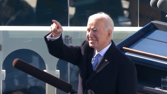 Joe Biden was sworn in as US President last week (Picture: Reuters).