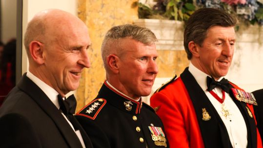 John Healey attended a special reception at the British Embassy in Washington as the United States Marine Corps celebrates its 250th anniversary