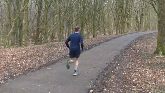 Veteran John Owens running.