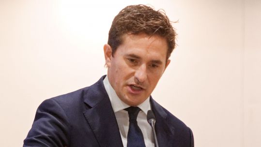 Johnny Mercer giving keynote address 