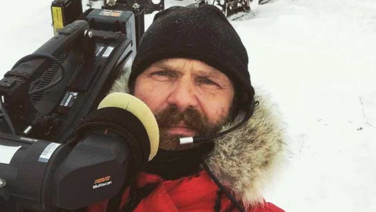 Cameraman Jonathan Young on Forces Radio BFBS