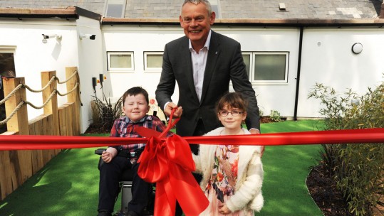 Julia's House patron Martin Clunes officially opens their new Children's Hospice in Devizes
