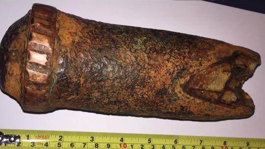 Former Soldier Brings WW2 Bomb Home