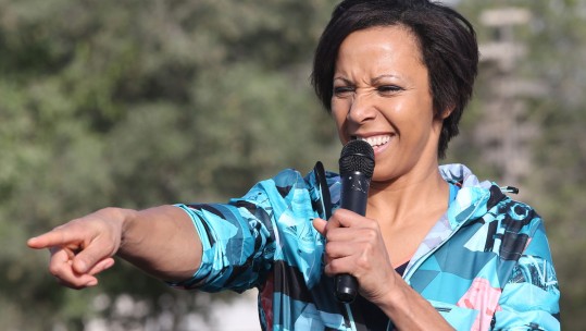 Dame Kelly Holmes Credit Doha Stadium Plus Qatar