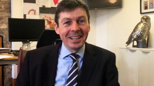 Ken Macintosh MSP speaking to Forces Radio BFBS
