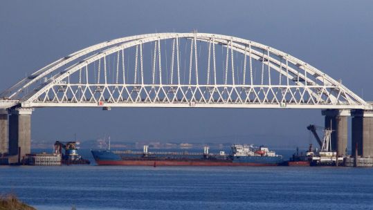 Kerch Strait bridge in Russia 251118 CREDIT PA-39897114.jpg	