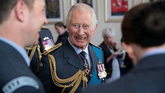 King Charles was the Reviewing Officer for the RAF College’s Combined Parade at Cranwell 29042022 CREDIT MOD Crown Copyright