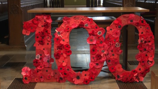 Knitted Poppies 071118 CREDIT BFBS