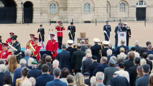 Korean War 70th anniversary memorial at Horse Guards Parade 270723 CREDIT BFBS