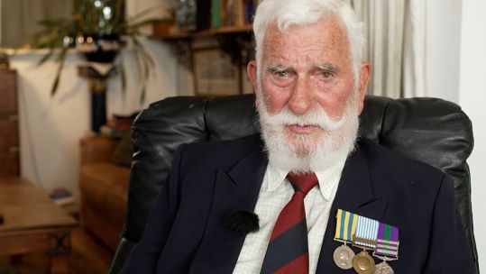 Korean War Veteran Joe Hill 260723 CREDIT BFBS