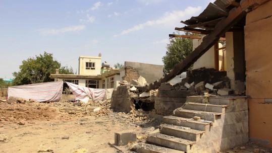 A school after an attack in Kunduz, Afghanistan (Picture: PA).