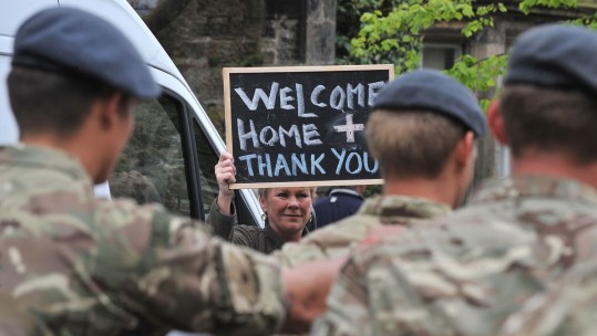 RAF Leuchars Airmen &amp; Women Parade Through City of St Andrews